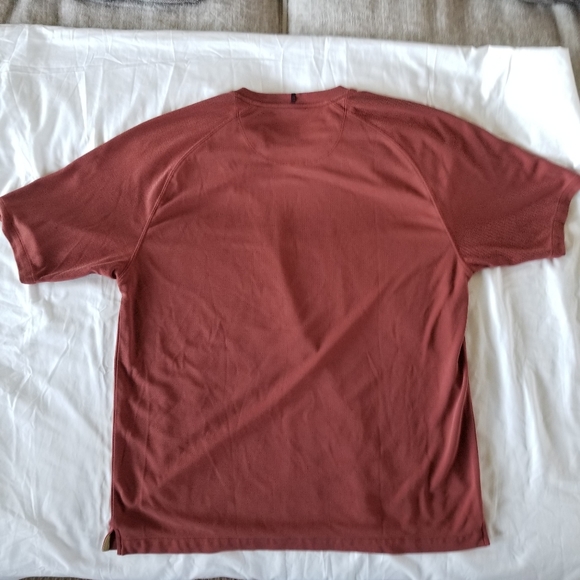 Tommy Bahama Island Soft Short Sleeve Men’s Rust Colored Knit Shirt Large - Picture 7 of 7